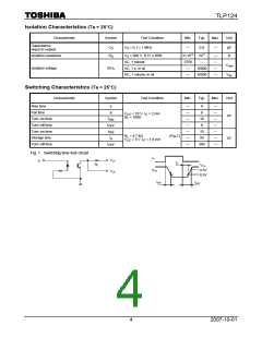 浏览型号TLP124BV的Datasheet PDF文件第4页