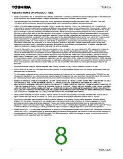 浏览型号TLP124BV的Datasheet PDF文件第8页