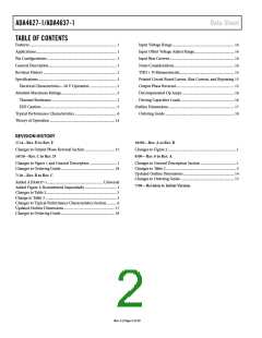 浏览型号ADA4637-1ACPZ-RL的Datasheet PDF文件第2页