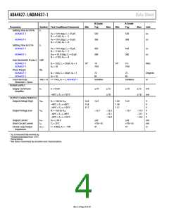浏览型号ADA4637-1ACPZ-RL的Datasheet PDF文件第4页