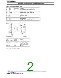 浏览型号ADNS-3050的Datasheet PDF文件第2页