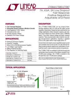 浏览型号LT1584CT-33的Datasheet PDF文件第1页