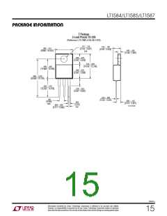 浏览型号LT1584CT-33的Datasheet PDF文件第15页