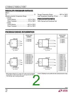 浏览型号LT1584CT-33的Datasheet PDF文件第2页
