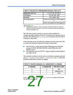 浏览型号EP1SGX40GF1020I6N的Datasheet PDF文件第27页
