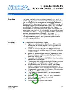 浏览型号EP1SGX40GF1020I6N的Datasheet PDF文件第3页