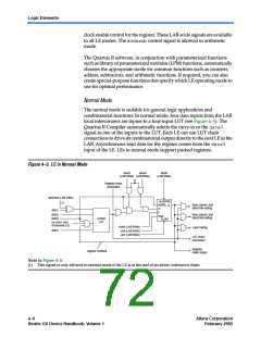 浏览型号EP1SGX40GF1020I6N的Datasheet PDF文件第72页