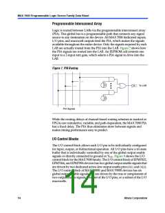 浏览型号EPM7064STC100-10N的Datasheet PDF文件第14页