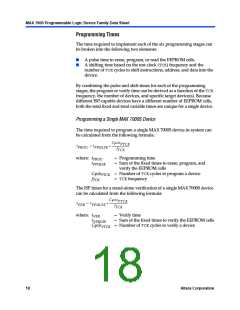 浏览型号EPM7128SQI100-10N的Datasheet PDF文件第18页