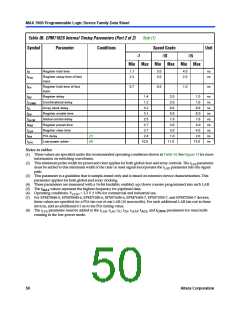 浏览型号EPM7128SQI100-10N的Datasheet PDF文件第50页
