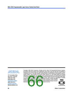 浏览型号EPM7128SQI100-10N的Datasheet PDF文件第66页