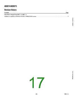 浏览型号AD8074ARU-REEL7的Datasheet PDF文件第17页