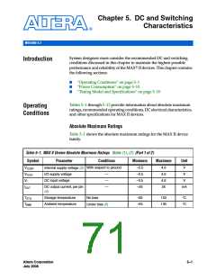 浏览型号EPM1270GT144I4N的Datasheet PDF文件第71页