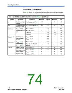 浏览型号EPM1270GT144I4N的Datasheet PDF文件第74页