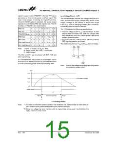 浏览型号HT48R05A-1(16NSOP-A)的Datasheet PDF文件第15页