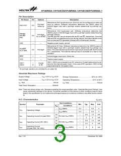 浏览型号HT48R05A-1(16NSOP-A)的Datasheet PDF文件第3页