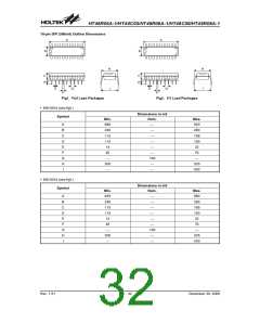 浏览型号HT48R05A-1(16NSOP-A)的Datasheet PDF文件第32页
