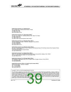 浏览型号HT48R05A-1(16NSOP-A)的Datasheet PDF文件第39页