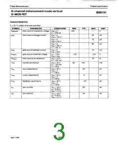 浏览型号BSS131-TAPE-13的Datasheet PDF文件第3页