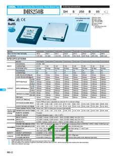 浏览型号DHS250B03-T的Datasheet PDF文件第11页