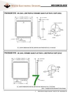 浏览型号WS128K32-17G1UIA的Datasheet PDF文件第7页