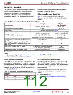 浏览型号XC3S100E-4VQG100CS1的Datasheet PDF文件第112页