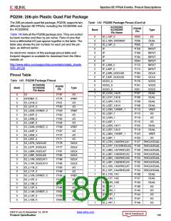 浏览型号XC3S100E-4VQG100CS1的Datasheet PDF文件第180页