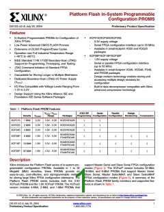 浏览型号XCF02SVOG20C0936的Datasheet PDF文件第1页