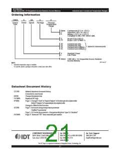 浏览型号70825L45GB的Datasheet PDF文件第21页
