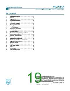 浏览型号74LVC14ADB,118的Datasheet PDF文件第19页