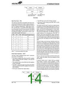 浏览型号HT46C64(52QFP-A)的Datasheet PDF文件第14页