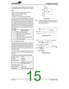 浏览型号HT46C64(52QFP-A)的Datasheet PDF文件第15页