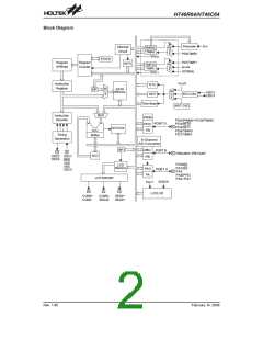 浏览型号HT46C64(52QFP-A)的Datasheet PDF文件第2页