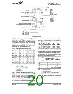 浏览型号HT46C64(52QFP-A)的Datasheet PDF文件第20页