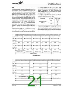 浏览型号HT46C64(52QFP-A)的Datasheet PDF文件第21页
