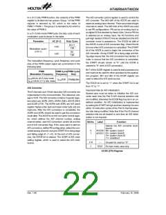 浏览型号HT46C64(52QFP-A)的Datasheet PDF文件第22页
