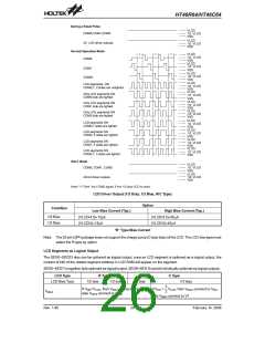 浏览型号HT46C64(52QFP-A)的Datasheet PDF文件第26页