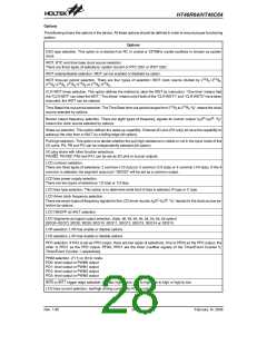 浏览型号HT46C64(52QFP-A)的Datasheet PDF文件第28页