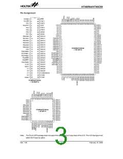 浏览型号HT46C64(52QFP-A)的Datasheet PDF文件第3页