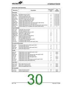 浏览型号HT46C64(52QFP-A)的Datasheet PDF文件第30页