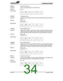 浏览型号HT46C64(52QFP-A)的Datasheet PDF文件第34页