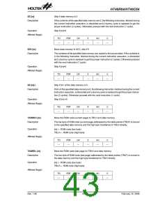 浏览型号HT46C64(52QFP-A)的Datasheet PDF文件第43页