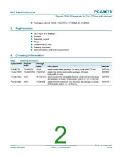 浏览型号PCA9675PW,112的Datasheet PDF文件第2页