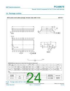 浏览型号PCA9675PW,112的Datasheet PDF文件第24页