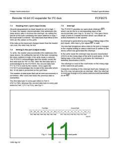 浏览型号PCF8575TS/S410/1:1的Datasheet PDF文件第11页