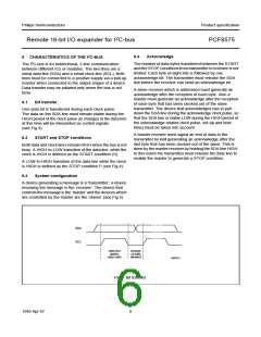 浏览型号PCF8575TS/S410/1:1的Datasheet PDF文件第6页