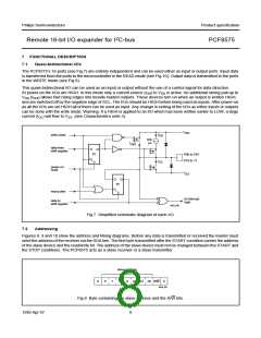 浏览型号PCF8575TS/S410/1:1的Datasheet PDF文件第8页