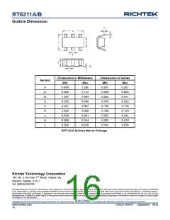 浏览型号RT6211B的Datasheet PDF文件第16页