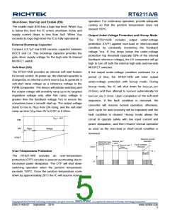浏览型号RT6211B的Datasheet PDF文件第5页