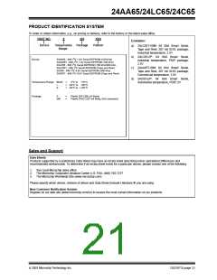 浏览型号24LC65T-I/SM205G的Datasheet PDF文件第21页